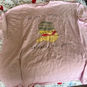 Pink, Harry Styles, Winnie the Pooh T-shirt